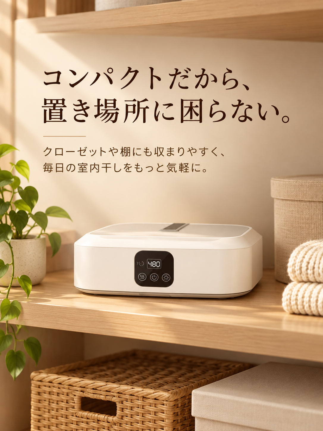 エアネスト｜折りたたみ式ポータブル衣類乾燥機